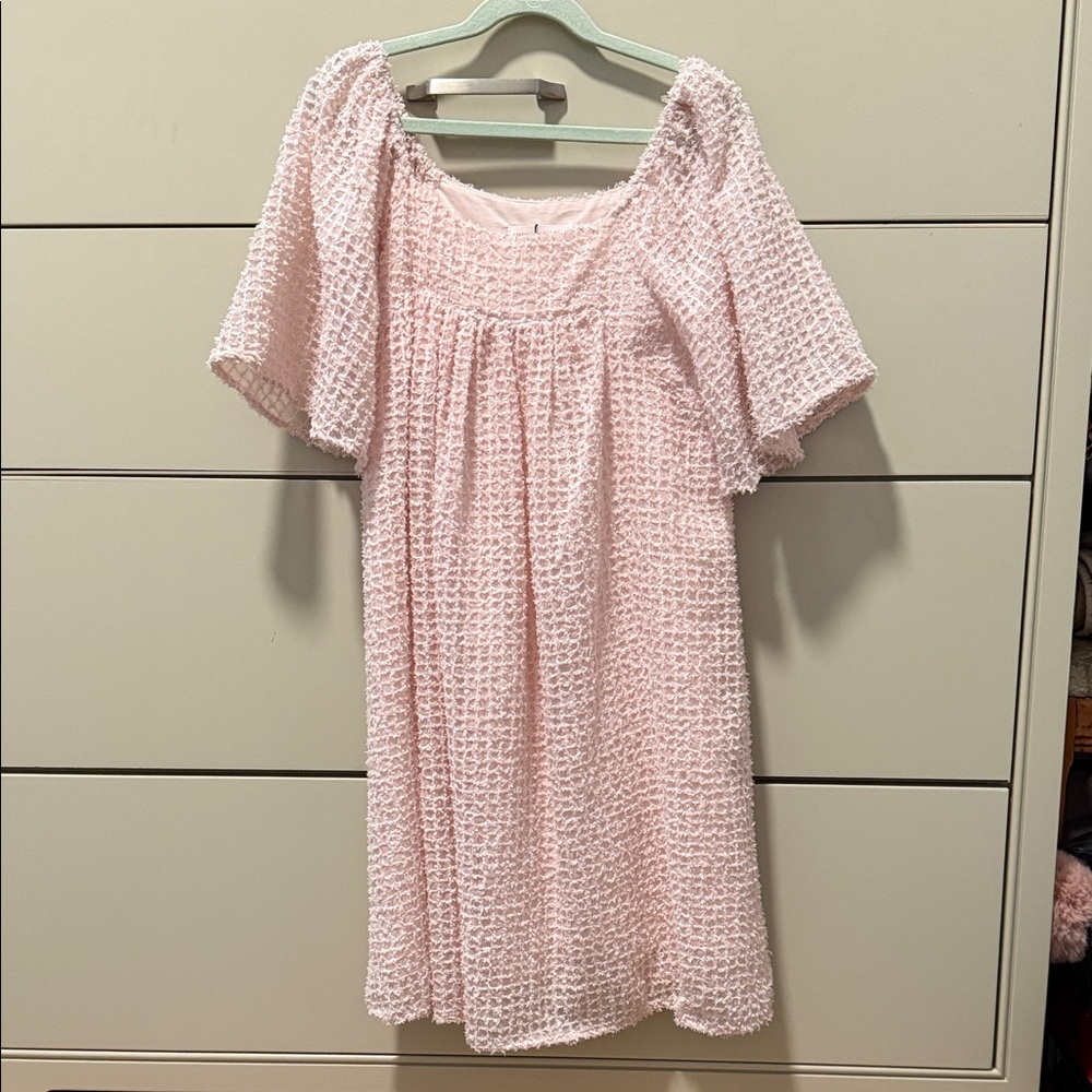 Zara pastel pink dress with sparkle size girls 11/12